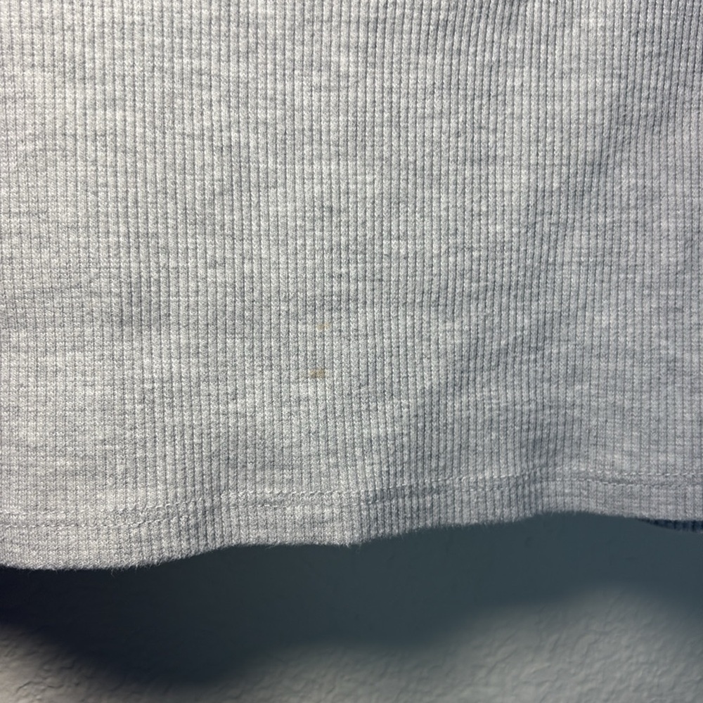 Pacsun Gray Ribbed Cropped Top Bra size medium - Picture 4 of 4